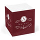 Scroll Initial Sticky Memo Cube Image 2 of 2
